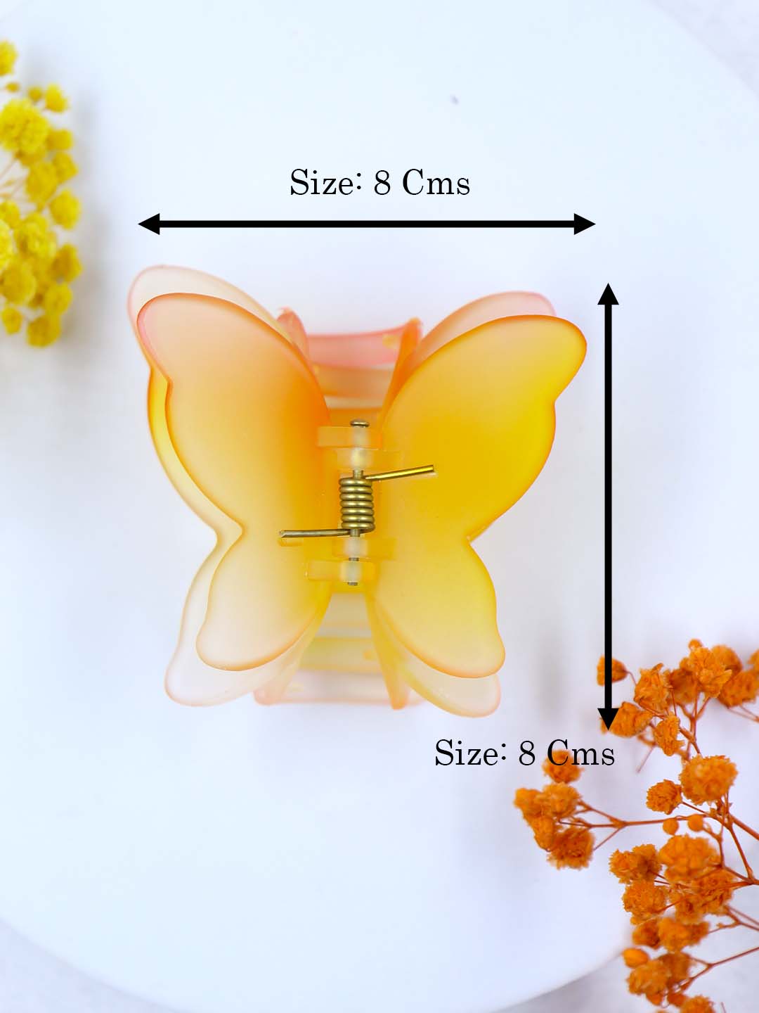 Double Layer Large Butterfly Hair Claw | 5 Colors