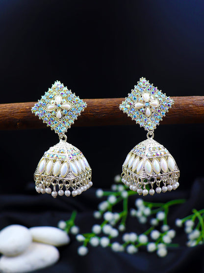 Contemporary Box Jhumka | 3 Colors