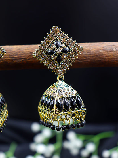 Contemporary Box Jhumka | 3 Colors