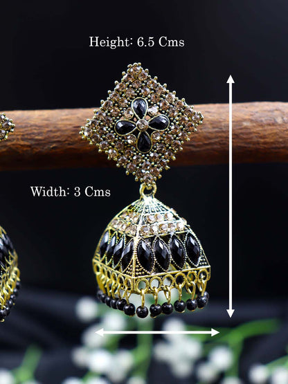 Contemporary Box Jhumka | 3 Colors