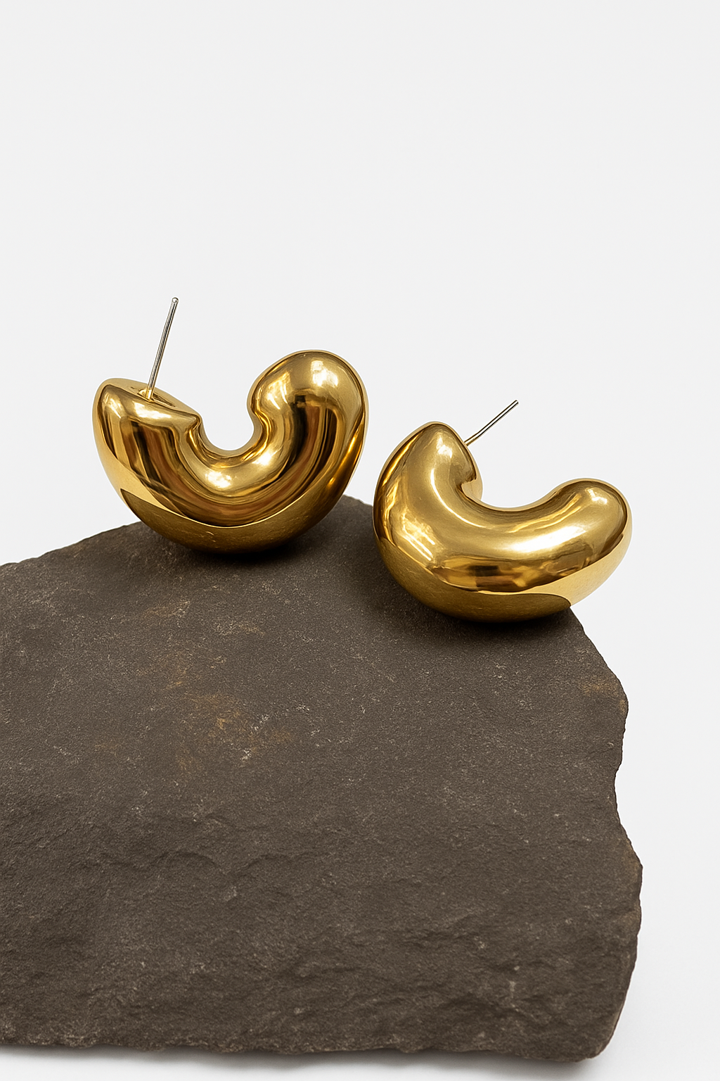 Golden Cashew Earring