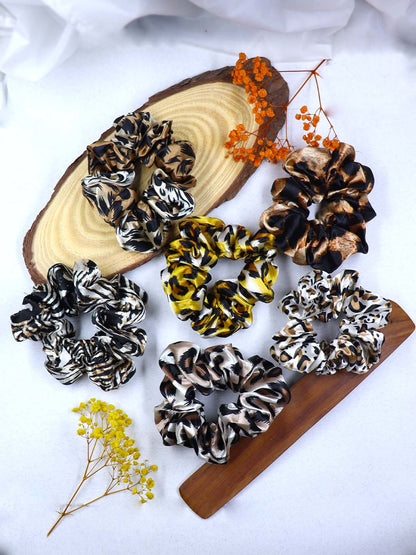Animal Print scrunchies | Large Size | 6 Prints