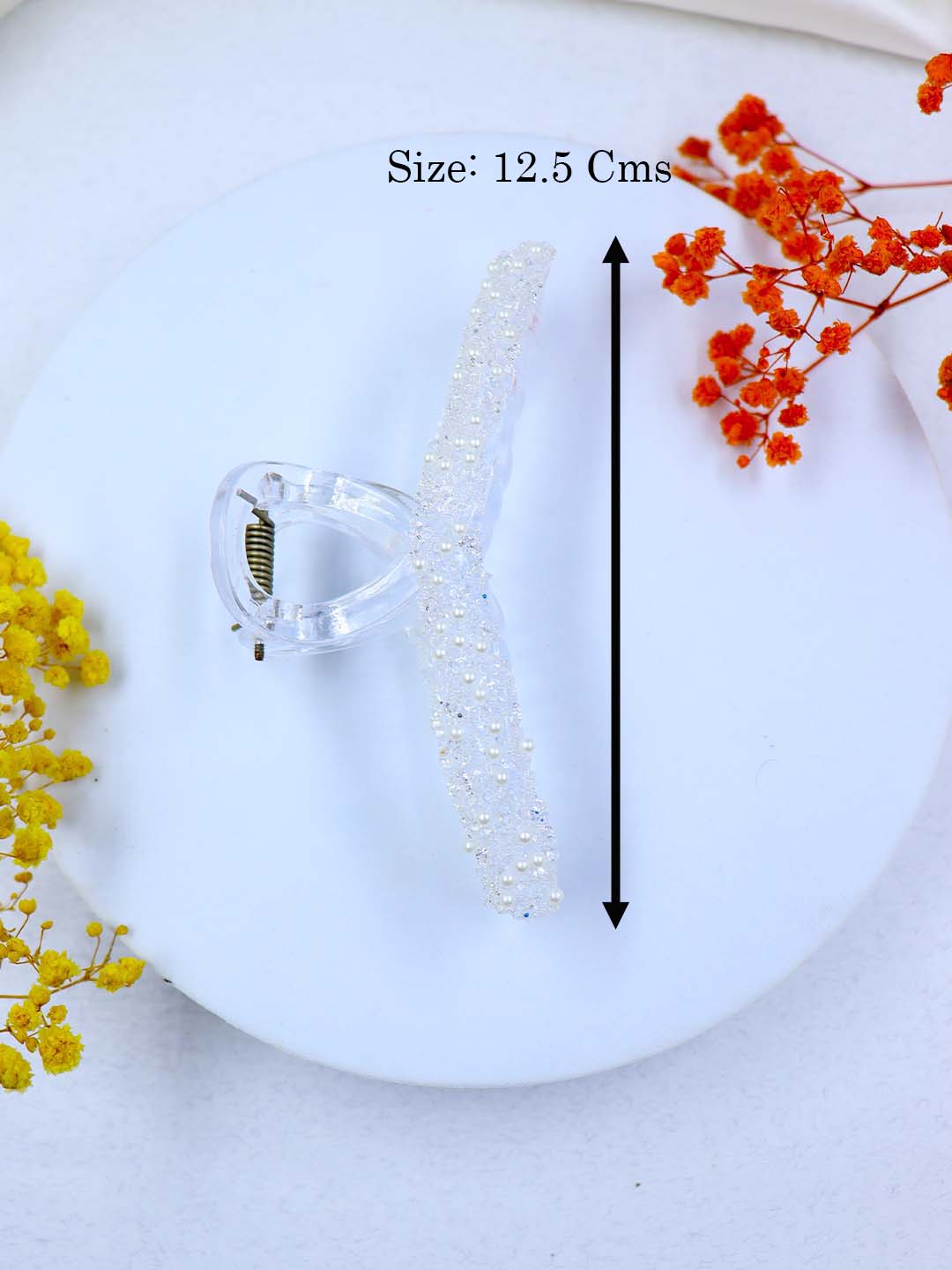 Korean Glitter Hair Claw | 6 Colors | Size Large