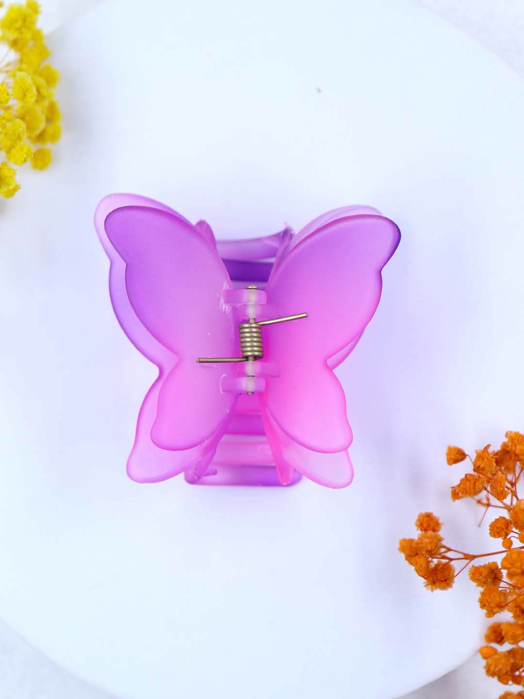 Double Layer Large Butterfly Hair Claw | 5 Colors