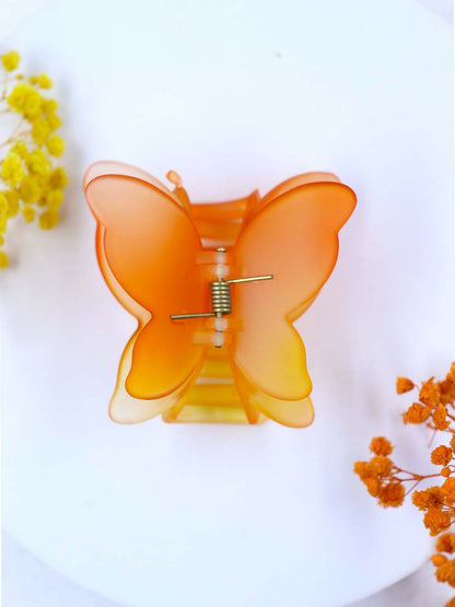 Double Layer Large Butterfly Hair Claw | 5 Colors