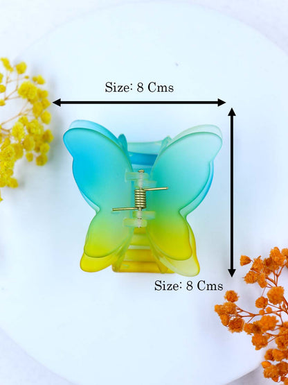 Double Layer Large Butterfly Hair Claw | 5 Colors