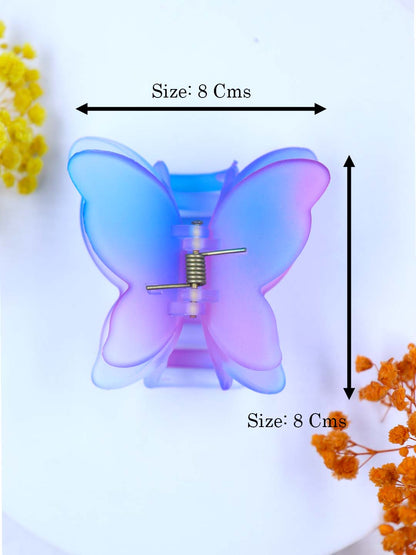 Double Layer Large Butterfly Hair Claw | 5 Colors