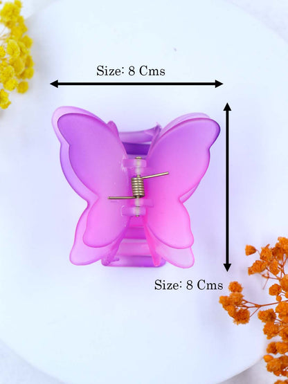 Double Layer Large Butterfly Hair Claw | 5 Colors