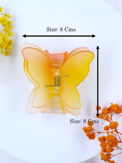 Double Layer Large Butterfly Hair Claw | 5 Colors