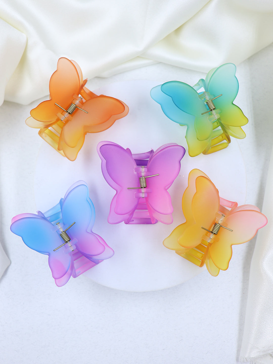 Double Layer Large Butterfly Hair Claw | 5 Colors