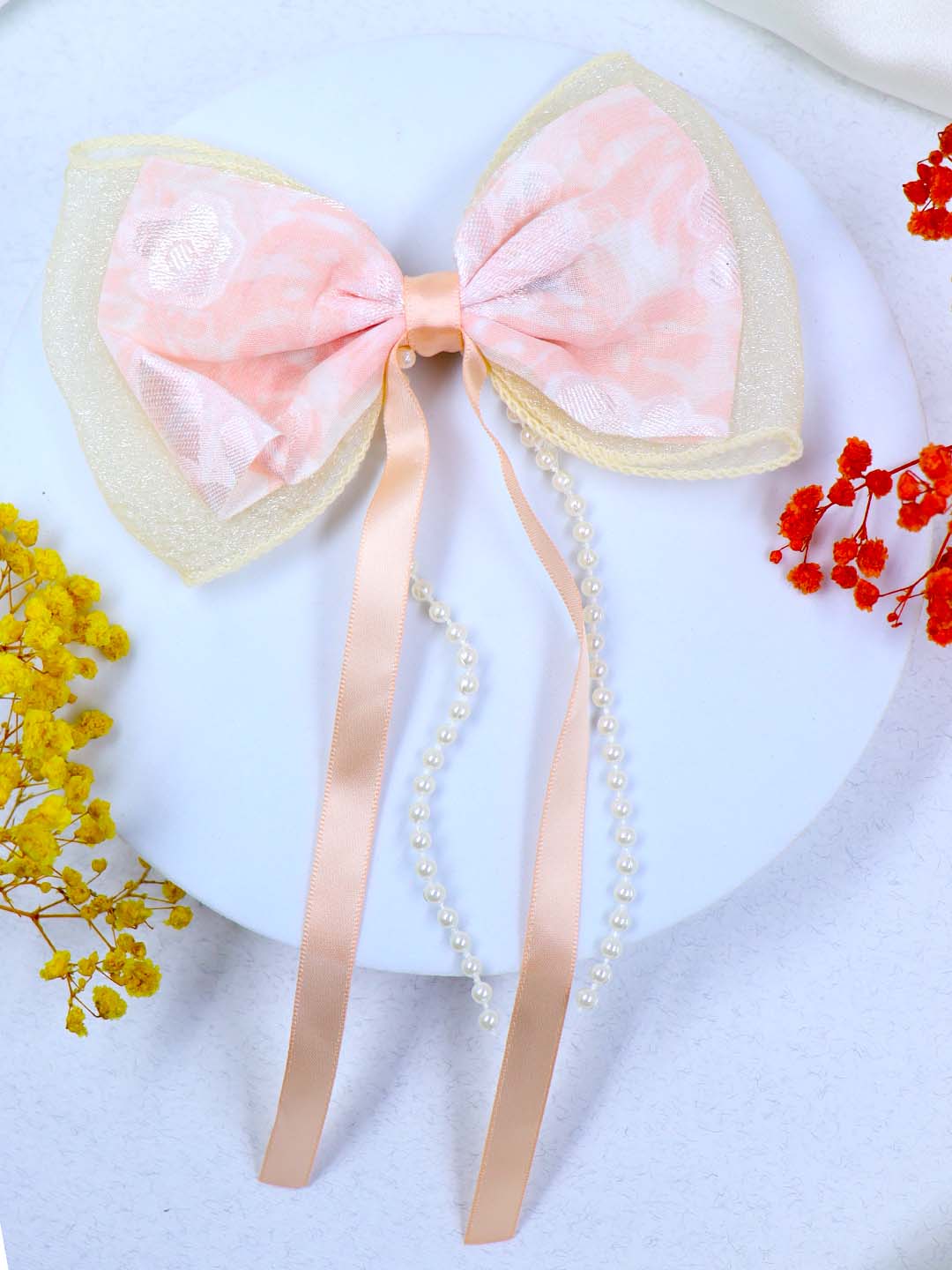 Korean Style Hair Bow Clip | 6 Colors | Large