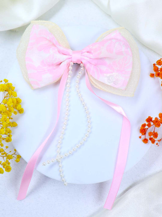 Korean Style Hair Bow Clip | 6 Colors | Large