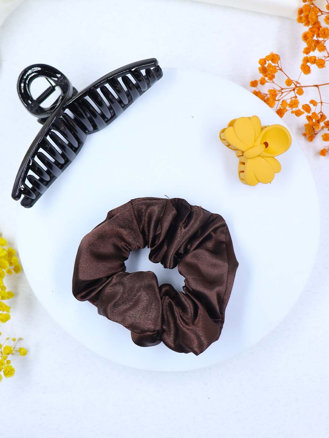 COMBO | 1 Medium Claw | 1 Medium Scrunchies | 1 Mini Claw