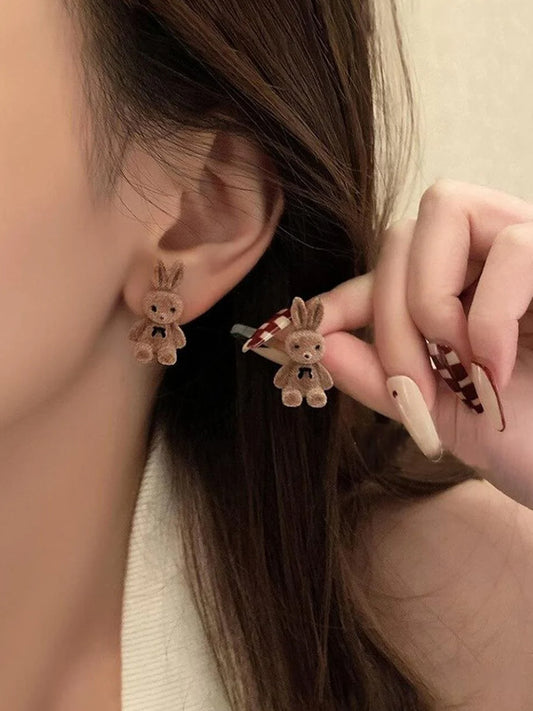 Rabbit Stud Earrings