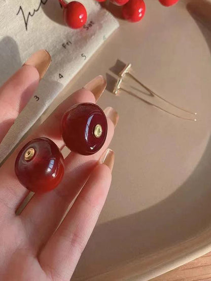 Red Cherry Earrings