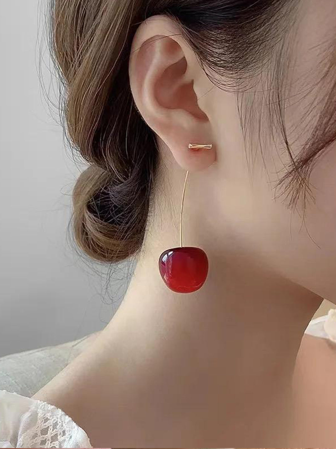 Red Cherry Earrings