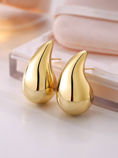 Teardrop Stud Earrings