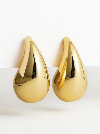 Teardrop Stud Earrings