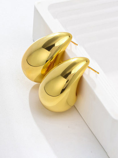 Teardrop Stud Earrings
