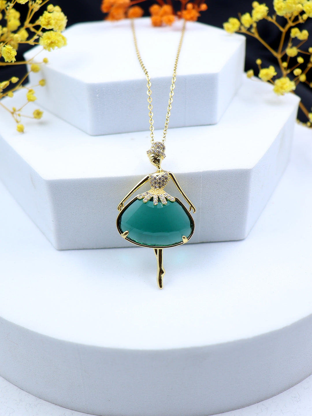 Swan Dancer Pendant Necklace | 2 Colors