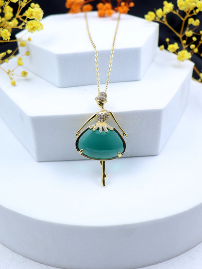 Swan Dancer Pendant Necklace | 2 Colors