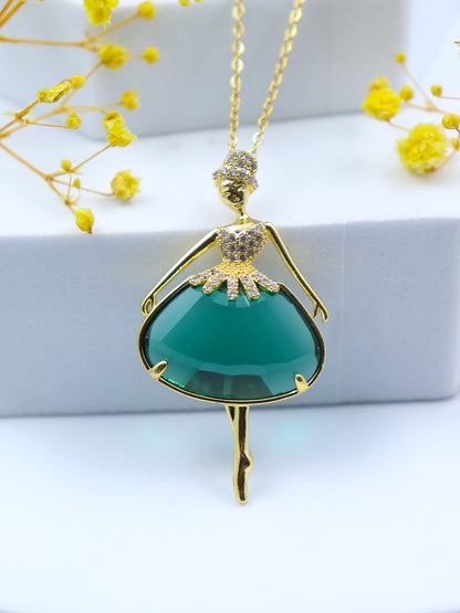 Swan Dancer Pendant Necklace | 2 Colors