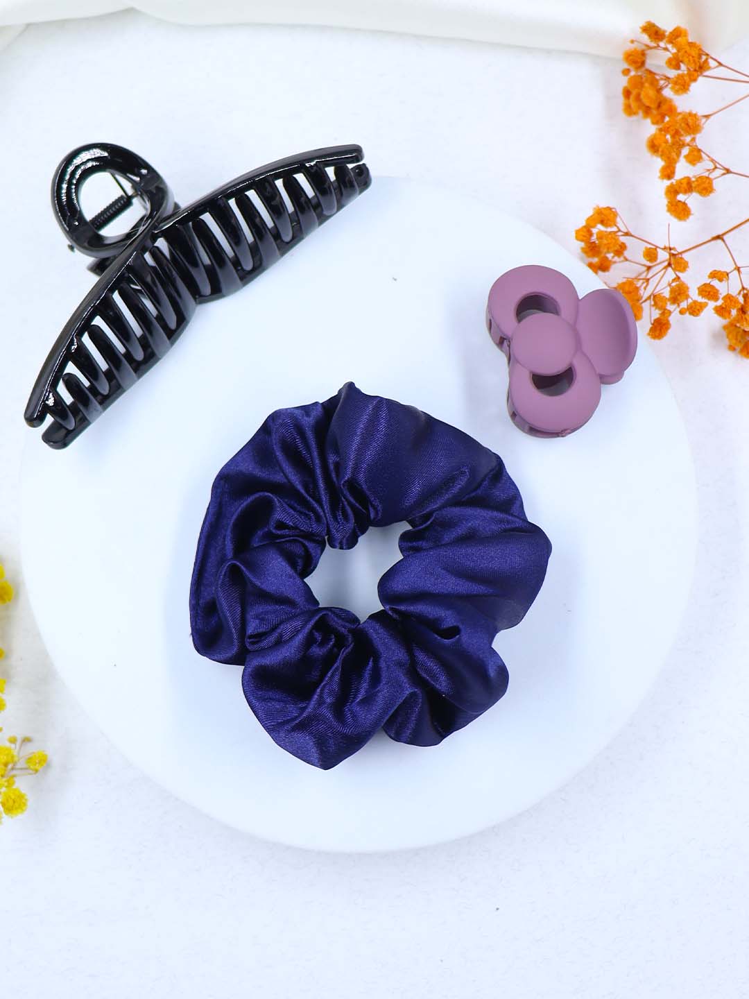 COMBO | 1 Medium Claw | 1 Medium Scrunchies | 1 Mini Claw